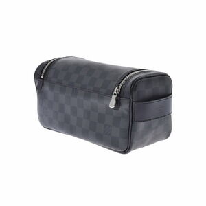 Louis Vuitton Pouch Damier Black Gray Toilette Graphite Canvas